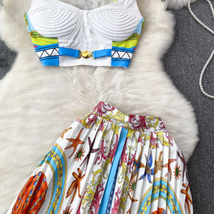 Kylie Midi Skirt & Top Set - 3 Colors