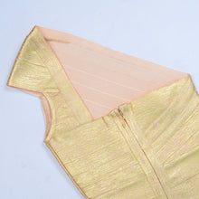 Elena Metallic Bandage Dress - 2 Colors
