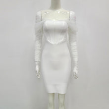 Zofia Bandage Mesh Corset Mini Dress - 3 Colors