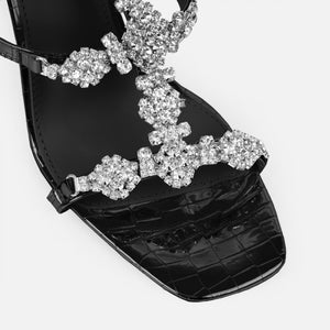 Pandora Diamond High Heels - Black