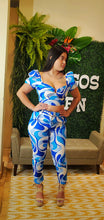 Bora Bora Two Piece Set Top & Trousers - Blue