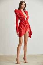 Valentina Blazer Dress - Red