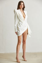 Valentina Blazer Dress - White