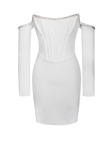 Annika Corset Dress - White