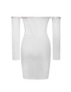 Annika Corset Dress - White