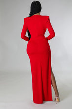 Jessica Maxi Dress - Red & Black