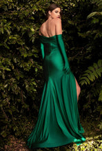 Cher Emerald Gown With Gloves