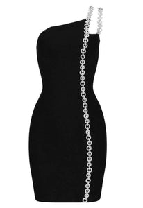Kira Bandage Mini Dress - Black